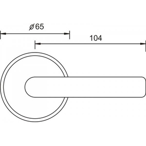 Klamka drzwiowa LOB MK02