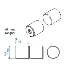 Blokada magnetyczna MANTION GHLK-02
