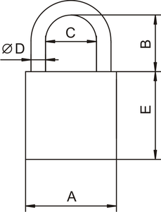Kłódka szyfrowa YETI KZL116Y