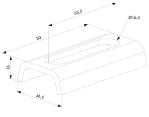 Blacha regulacji pionowej Locinox KLAUW