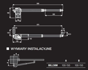 Napęd do bram skrzydłowych BENINCA BILL30M