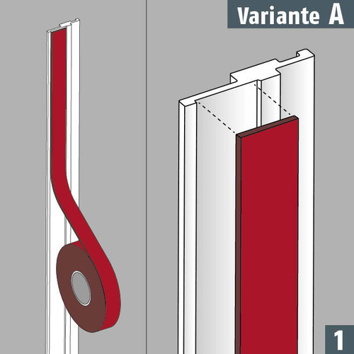 Zestaw do wklejenia rolet ochronnych PLANET