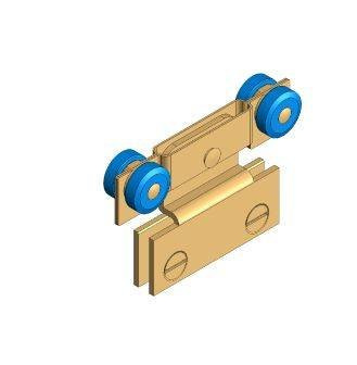 Wózek 4-kołowy NIKO 21.R41, ocynk
