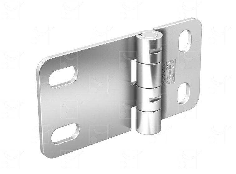 Zawias przykręcany MANTION 1506P, Ø6 mm, ocynk