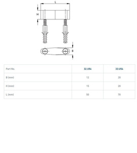 Prowadnik nylonowy NIKO 32.U54