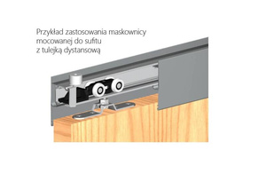 Maskownica płaska MANTION 214-690, aluminium