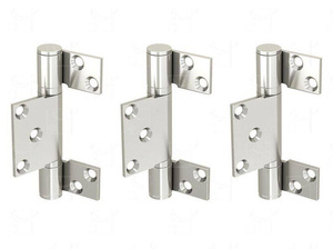 Zestaw zawiasów skrzydłowych z odsadzeniem MANTION GH10430HO, stal nierdzewna