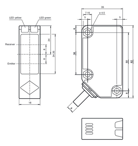 Bariera świetlna BIRCHER LBGate R18 (316762)