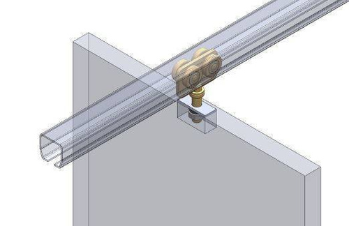 Wózek 4-kołowy NIKO 24.R64, ocynk