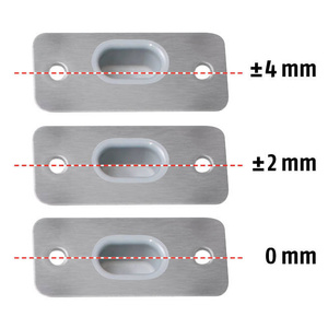 Zestaw dolnych, wąskich gniazd do zasuwy drzwiowej PLANET BM Ø10 mm (900344)