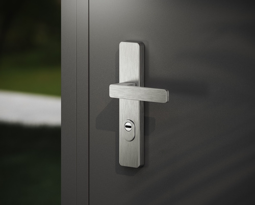 Klamka drzwiowa antywłamaniowa w klasie 3 Metal-Bud ATLAS 72 mm