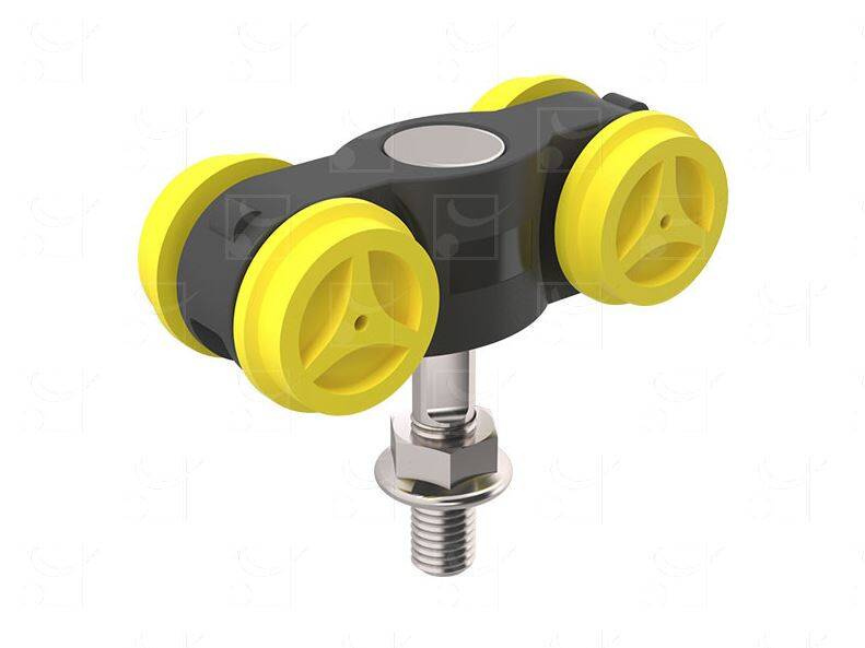 Wózek 4-kołowy MANTION 11280XA2, koła nylonowe