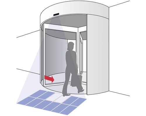 Pasywny czujnik ruchu w podczerwieni BIRCHER PIR20, czarny