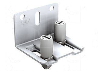 Regulowany prowadnik dolny MANTION 1128A, ocynk