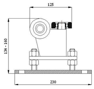 Wózek do bramy R-3T-70