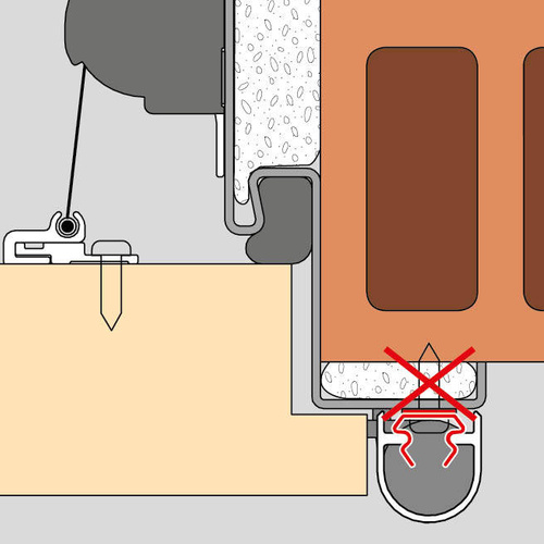 Zestaw samoprzylepnych klipsów do profilu ochronnego FSA 8100