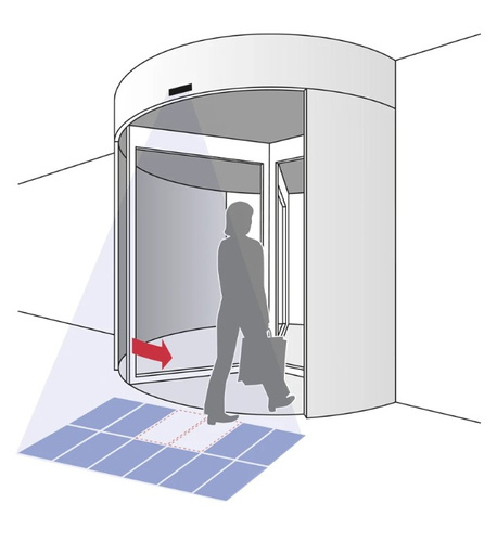 Pasywny czujnik ruchu w podczerwieni BIRCHER PIR30, czarny