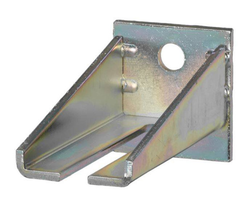 Regulowany podwójny uchwyt ścienny do szyny NIKO 74.B06, stal kwasoodporna AISI 316