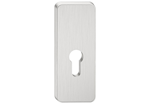 Szyld górny antywłamaniowy w klasie 2 do klamek Metal-Bud ATLAS, wersja krótka