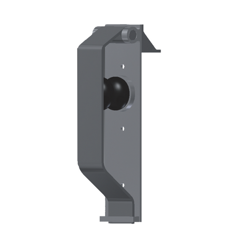 Zderzak stalowy sprężynowy 700 mm (z przewyższeniem 100 mm)