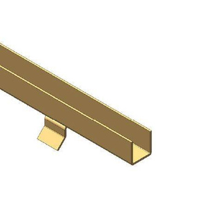 Dolna szyna prowadząca NIKO 34.006, ocynk