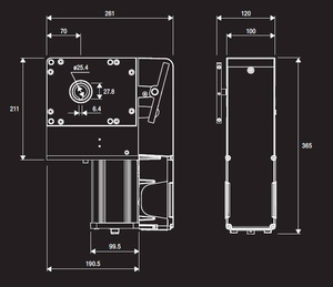 Zestaw do bramy garażowej BENINCA K.VN.S20