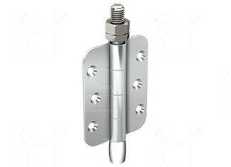 Prowadnik dolny z zawiasem MANTION 1104, ocynk