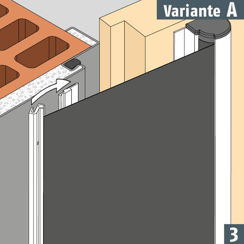 Zestaw do wklejenia rolet ochronnych PLANET