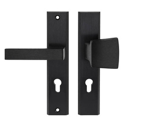 Zewnętrzny klamko-pochwyt drzwiowy Metal-Bud TOTAL patyna