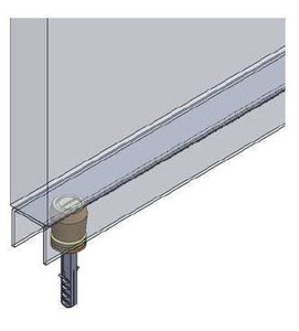 Nylonowa rolka prowadząca  NIKO 33.N58, Ø19 mm