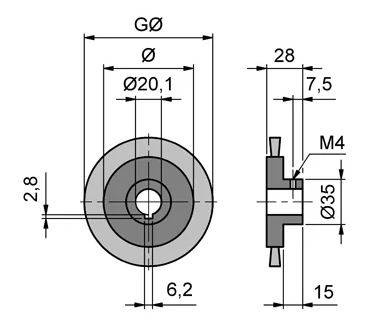 Szczotka okrągła MINK RSB
