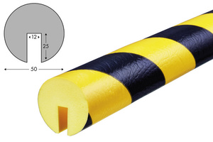 Elastyczny profil ostrzegawczo-ochronny KNUFFI typ A+ (docinany na wymiar)