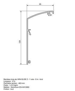 Maskownica MANTION 11263L, aluminium
