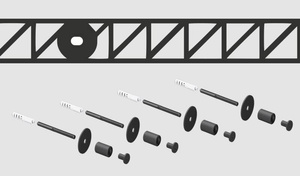 Prowadnica ażurowa ROC DESIGN do systemów loftowych