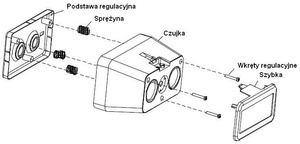 Liniowa czujka dymu DOP-40R