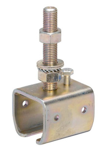 Regulowany uchwyt szyny NIKO 51.B04, stal nierdzewna AISI 304