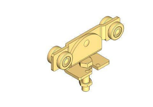 Wózek 4-kołowy NIKO 26.R91, ocynk
