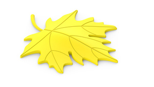 Odbojnik - stoper drzwiowy Metal-Bud Liść