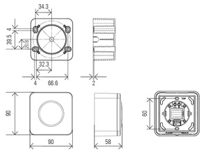 Obudowa BIRCHER 371199 do przełącznika CleanSwitch