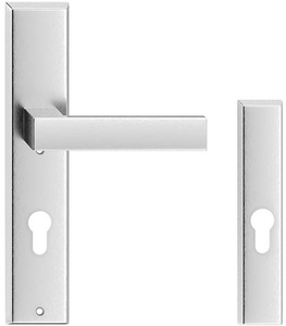 Zewnętrzny zestaw do antab Metal-Bud TOPAZ inox, krótka rozeta