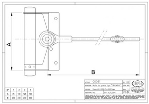 Samozamykacz sprężynowy IBFM typ 91 (091002)