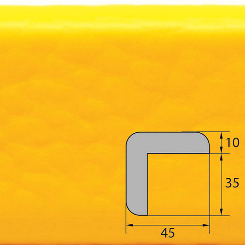 Elastyczny profil ostrzegawczo-ochronny KNUFFI typ H (5000 mm)