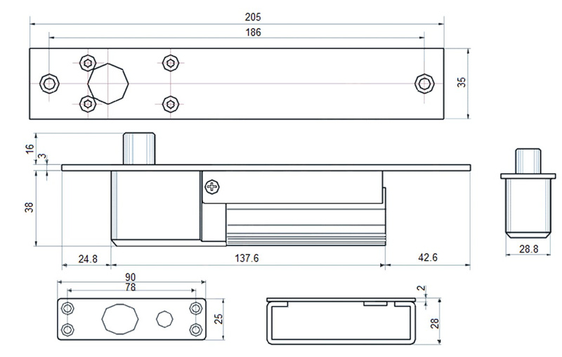 Elektrorygiel BIRA Hartte SBL – szczegóły konstrukcji