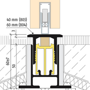 Próg podłogowy PLANET BT803 (45075)
