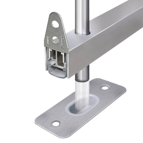 Dolne, wąskie gniazdo do zasuwy drzwiowej PLANET BM Ø10 mm (900344-0)