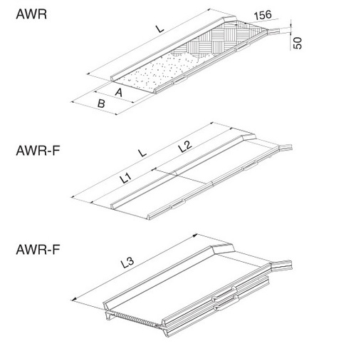 Szeroka składana rampa załadowcza ALTEC AWR-F (083.55.002)