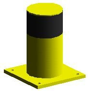 Odbojnica słupowa CM.OS03XH