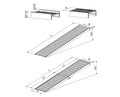 Rampa załadowcza do wózków transportowych ALTEC AVS 110 (110.01.050)