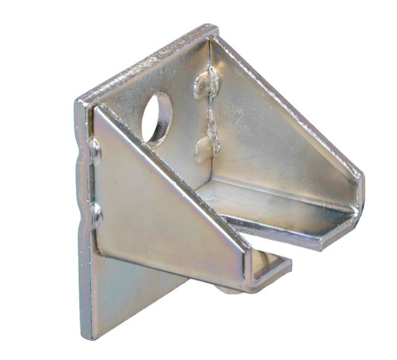 Regulowany uchwyt ścienny do szyny NIKO 26.B05, ocynk