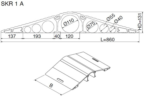 Mostek przejazdowy ALTEC SKR 1 A (307.56.002)
